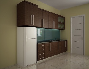 desain interior kitchen set minimalis